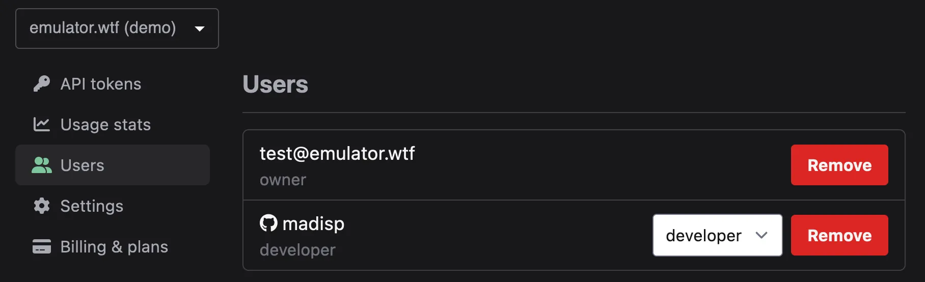 GitHub SSO 配置界面